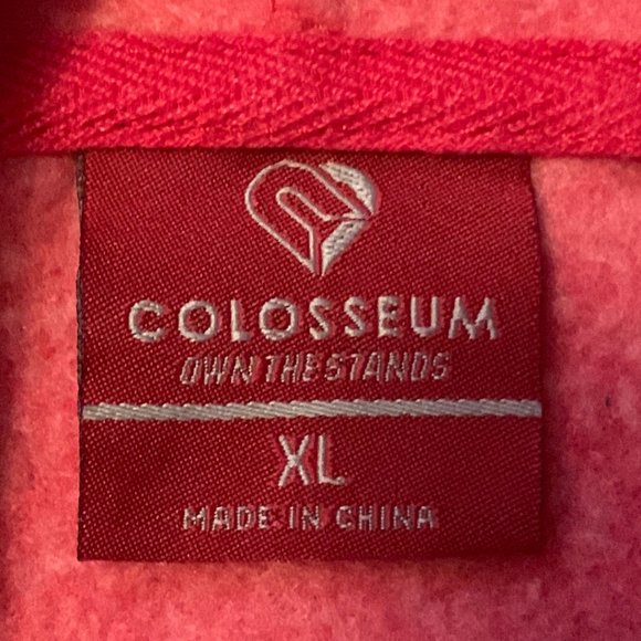 Louisville Cardinals Adult Red Pullover Hoodie Colosseum Size XL - Picture 7 of 10